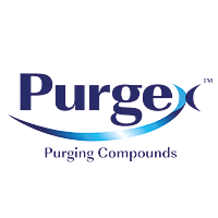 Logo von PurgeX, Anbieter von Reinigungsgranulaten für die Kunststoffindustrie.